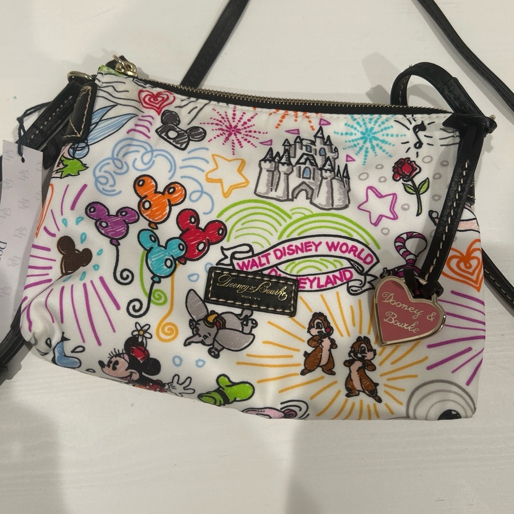 Dooney & Bourke Disney Sketch Nylon Crossbody Bag